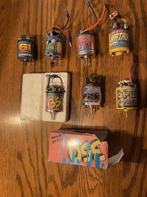 Vintage Trinity Speedworks 350 RC10 7 Brushed Motors B&R Reedy Losi - Image 1 of 4