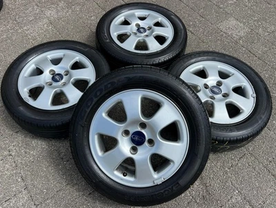 4 ORIGINAL ALU SOMMERRÄDER FORD MONDEO II 195/60R15 88V 97BG-AC FREIHAUS - Bild 1 von 4
