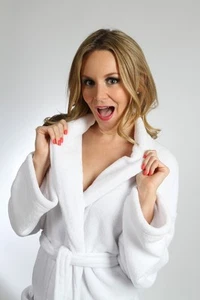 *BRAND NEW* PLUSH UNISEX L/XL Spa Bath Robe SOFT 2 pockets & waist tie ON SALE - Picture 1 of 12