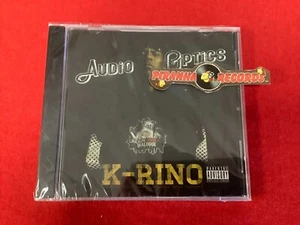 K - Rino Audio Optics Houston Texas Rap CD NEW 2023 Piranha Records - Picture 1 of 3