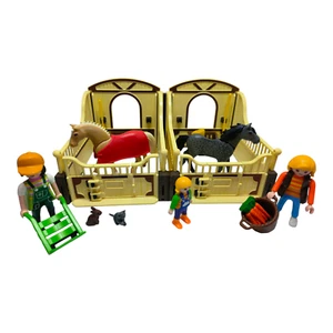 sympa double box chevaux Playmobil ( équestre , cheval , ferme ) 2665 - Imagen 1 de 1