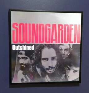 Soundgarden - Outshined - Framed 12" Single Artwork Sleeve 1991 - Picture 1 of 1