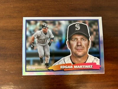2022 Topps Archives EDGAR MARTINEZ Big Foil MARINERS #88BF-32 - Image 1 of 2