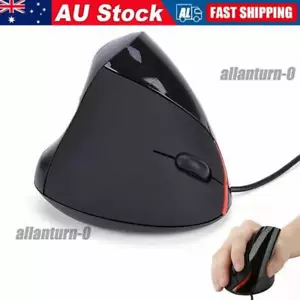 5D USB Wired Ergonomic Design Vertical Optical Gaming Mouse For Computer Laptop - Picture 1 of 9