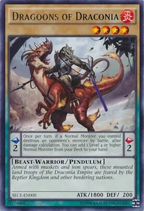 Dragoons of Draconia SECE-EN000 Rare Yu-Gi-Oh Card (U) New - Picture 1 of 3