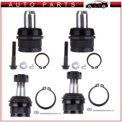 Kit de dirección de rótulas inferiores superiores delanteras para Ford F-150 1987-1995 96 2x2 4 piezas Foto 1 de 4