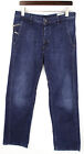 DIESEL Pheyo 008RM Jeans Men&#39;s W29/L32 Back Cinch Straight Fit Blue Buttons