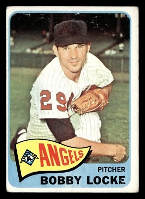 1965 Topps BOBBY LOCKE #324 GD Los Angeles Angels - Image 1 of 2