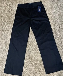 Polo Ralph Lauren Kids Slim Fit Cotton Chino Pants (Big Kids)  Black 12 - Picture 1 of 4