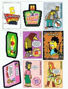 Simpsons Mania by Inkworks in 2001. Single Cards $1 + discounts