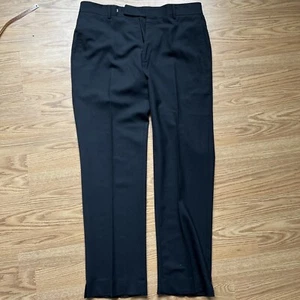 Ian Poulter men’s 34/30 black wool trousers NICE! - Picture 1 of 5