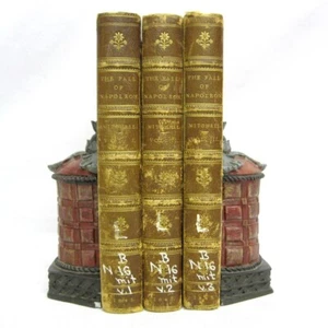 The Fall of Napoleon Historical Memoir by J Mitchell 1845 3 Vols GW Nickisson - Picture 1 of 14