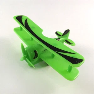 Mini Vintage Plastic Plane Model Aircraft Glider Biplane Airplane Model Kid-*- - Picture 1 of 12