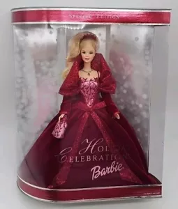 Muñeca Barbie Holiday Celebration 2002 edición especial Mattel 56209 nueva en caja - Imagen 1 de 9