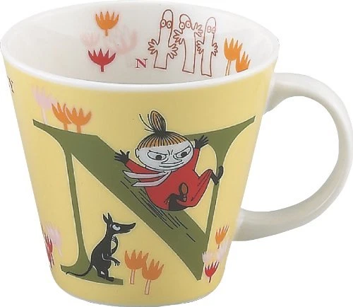 Moomin Initial Mug Cup N MM630-11N Little My Yamaka from Japan - Image 1 of 1