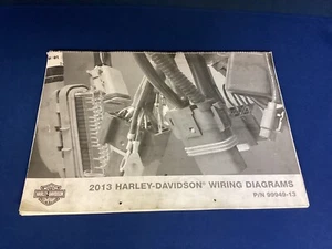 2013 Harley Davidson All Models Service Wiring Diagram Wall Chart 99949-13* - Picture 1 of 5