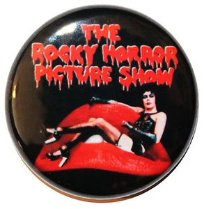1" (25mm) 'The Rocky Horror Picture Show' 1975 Movie Button Badge Pin - Picture 1 of 2