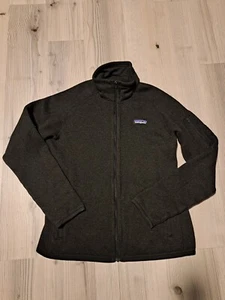 Patagonia Jacket Womens Small S Heather Grey Better Sweater Full Zip Fleece Logo - Picture 1 of 6