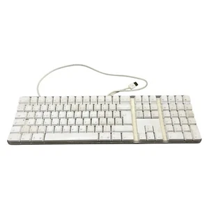 Apple Keyboard A1048 Tastatur USB QWERTZ Weiß Mechanisch KY35200S0QPBA Defekt - Bild 1 von 5