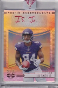 Irv Smith Jr 2019 Illusions Red Rookie Endorsements Holo Rc Auto (38/50) - Picture 1 of 2