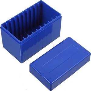 10 Münzplatten Kapazität Halter Platte Aufbewahrungsbox blau Etui passend für PCGS NGC - Bild 1 von 7