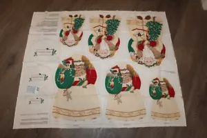 Vtg VIP CUT & SEW PANEL "Father Christmas" SANTA CLAUS - Picture 1 of 5