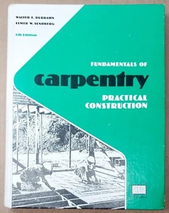 Vtg ATS 1977 Fundamental Carpentry Construction 5th Collectible Reference Guide - Picture 1 of 14