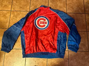 Chicago Cubs Adult 2XL Heavy Zippered Jacket - Picture 1 of 3
