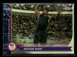 2024 Topps Chrome US Olympic Refractor #173 Dwyane Wade - Picture 1 of 2