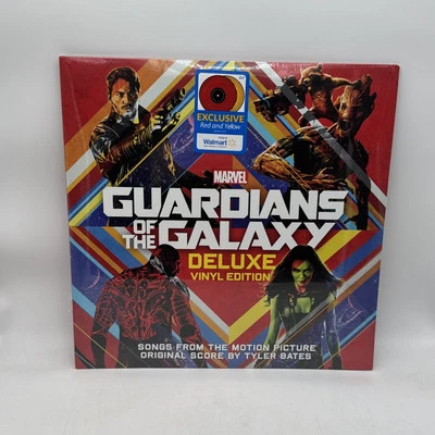 Guardians Of The Galaxy Deluxe Marvel 2 LP Red & Yellow Edition 2nd Press New - Image 1 of 3