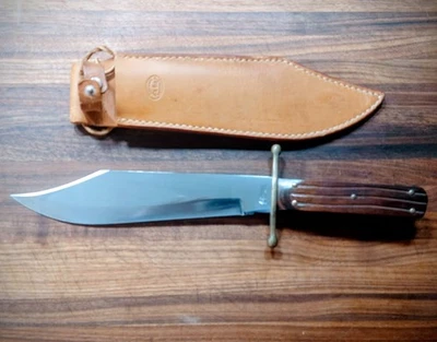 🔥 Винтажный нож KA-BAR 1210 США Bowie — «J. "Bowie"" Etch — оригинальные ножны 🇺🇸" - Изображение 1 из 4