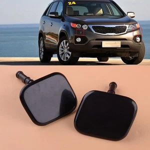 Pair Front Bumper Headlight Washer Cover Cap Fits For Kia Sorento XM 2009-2012 - Bild 1 von 5
