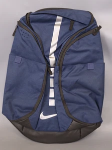 NIKE Hoops Elite Hoops Elite Basketball Backpack MIDNIGHT NAVY/BLACK/MTLC GREY - Picture 1 of 6