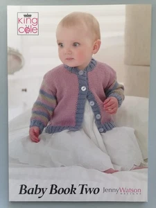 BABY BOOK 2, Knitting Patterns, 12 Sets, 40 Items, Prem-2yrs - KING COLE 52pg - Picture 1 of 13