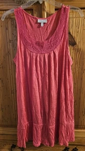 Langes Damen-Tanktop Fashion Bug Größe Medium rosa - Bild 1 von 4