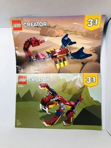LEGO Creator Instructions Livrets 31102 pour ; Tigre à dents de sabre et Scorpion - Photo 1/4