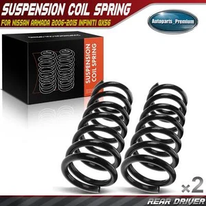 2x Rear LH & RH Coil Springs for INFINITI QX56 04-10 Nissan Armada 2006-2015 RWD - Picture 1 of 9