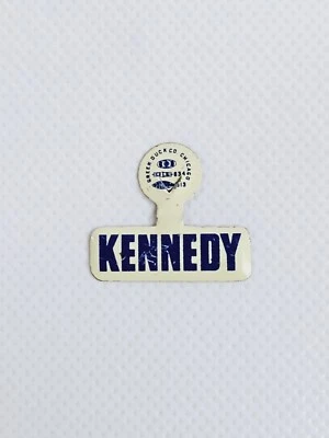 1960 John F Kennedy JFK TAB Campaña Pinback Botón Presidente Político De Colección Foto 1 de 3