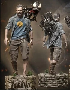 1/24 Venom and Eddie Unpainted Unassembled Resin 3D Printing Model Garage Kits - Picture 1 of 1