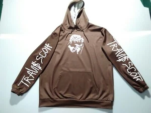 Travis Scott Kaktus Jack braun weiß 2XL Kapuzenpullover Polyester Sweatshirt - Bild 1 von 11