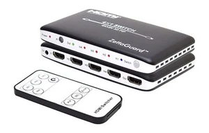 Zettaguard 4K x 2K 4 Port 4 x 1 HDMI Switch with PIP & IR Wireless Remote Contrl - Picture 1 of 5