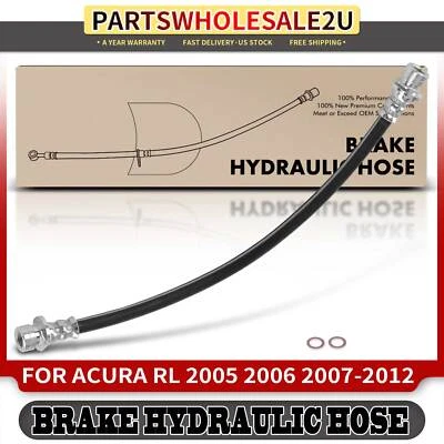Línea de manguera hidráulica de freno delantero derecho o derecho para Acura RL 2005 2006 2007 2008-2012 Foto 1 de 4