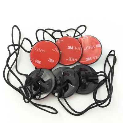  GoPro Hero 2 3 3+ 4 6pcs Genuine Gopro Tether Straps 3M Sticker Mounting Kit  - image 1 of 2