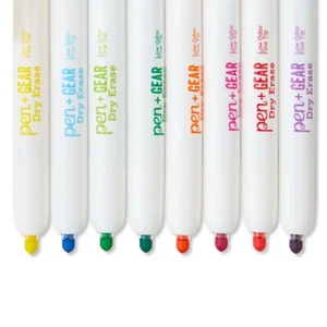 Pen+Gear Retractable Dry Erase Markers, Fine Tip, Assorted Colors, 16 Count - Picture 1 of 9