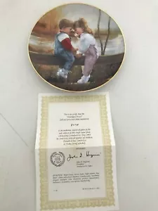 VALLA DEL ABUELO DE COLECCIÓN DONALD ZOLAN PLACA DE COLECCIONISTA CERTIFICADO DE AUTENTICIDAD 1993 CAJA ORIGINAL - Imagen 1 de 5