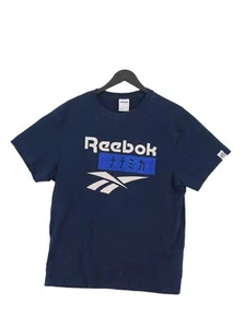 Reebok Women's T-Shirt S Blue Cotton with Spandex Basic - Picture 1 of 6