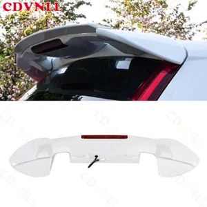 Fit For Honda Jazz GK5 14-20 Bright White Rear Trunk Spoiler Wing Lip Strip Trim - Picture 1 of 8