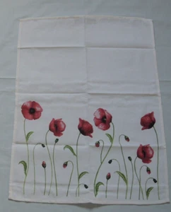 Klatschmohn Geschirrtuch 50 x 70 cm Küche Geschirrhandtuch Blumen MOHN poppy - Bild 1 von 2