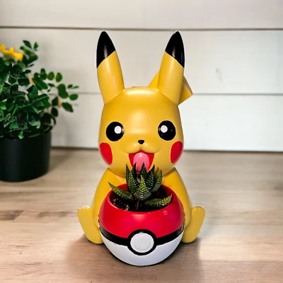 Pikachu Pokemon Planter Pot 5" - Anime Succulent Plant Flowerpot | Anime Gift - Image 1 of 4