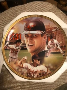 Cal Ripkin Jr. Baseball Record Breakers  Collectors Plate 1 Jason Walker NIB - Picture 1 of 5